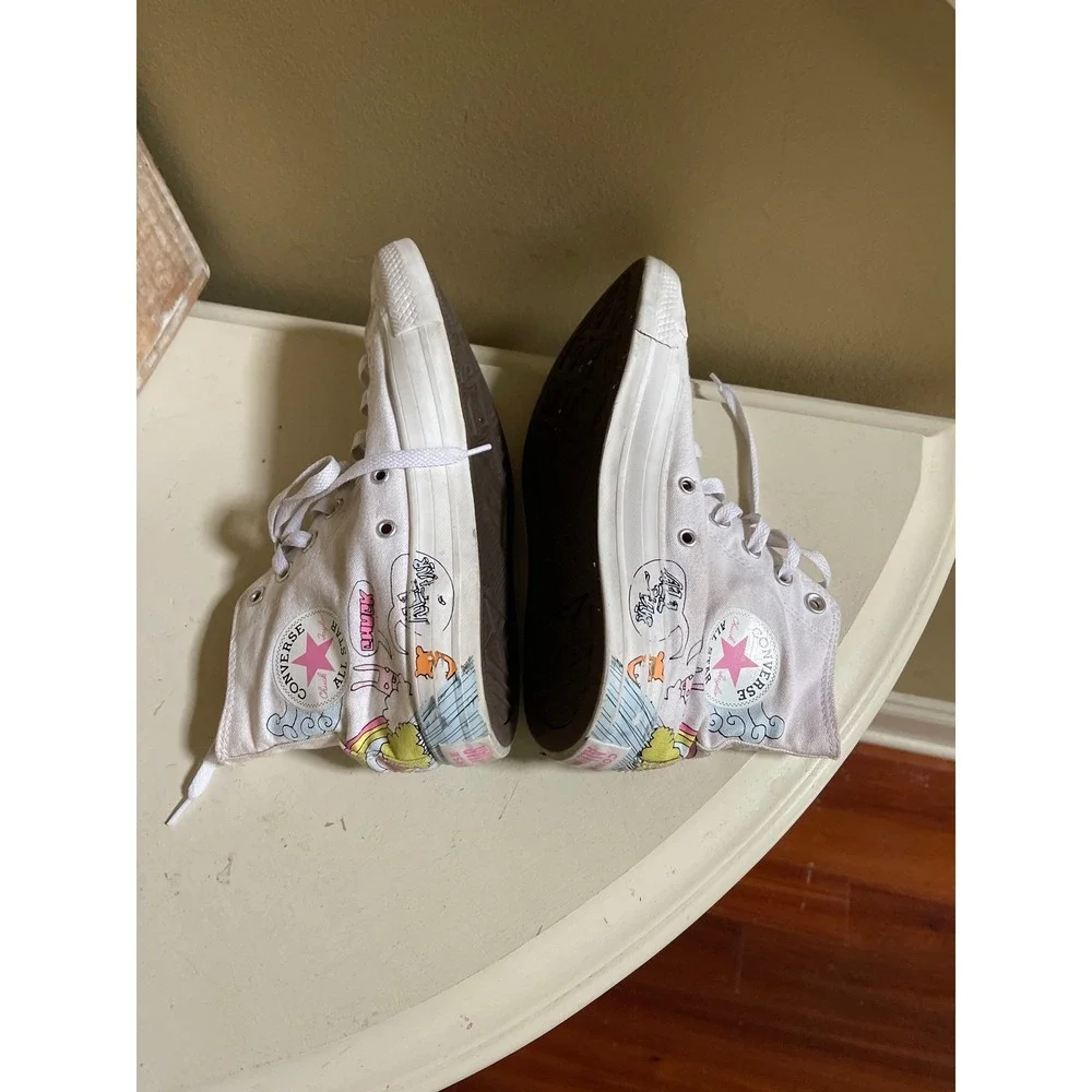 Converse Chuck Taylor All Star High Top Doodle Graphic Shoes  Womans 9 Men's 7